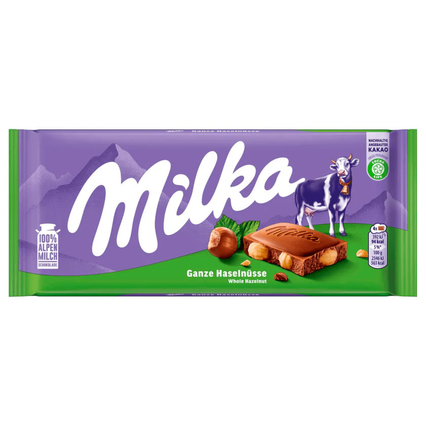 Milka Ganze Haselnüsse 100 g