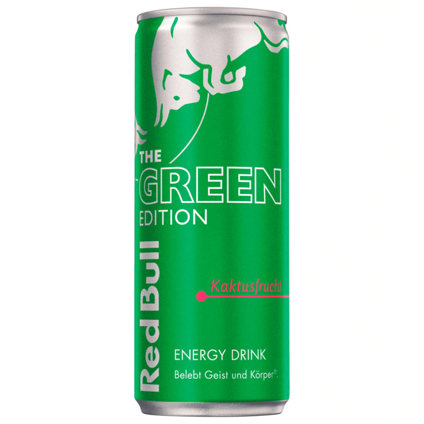 Red Bull Energy Drink Green Edition Kaktusfrucht Einweg 250ml