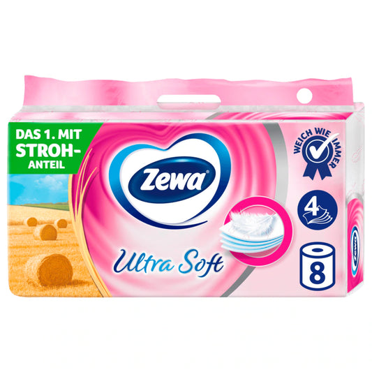 Zewa Ultra Soft Toilettenpapier 4-lagig 8x150 Blatt