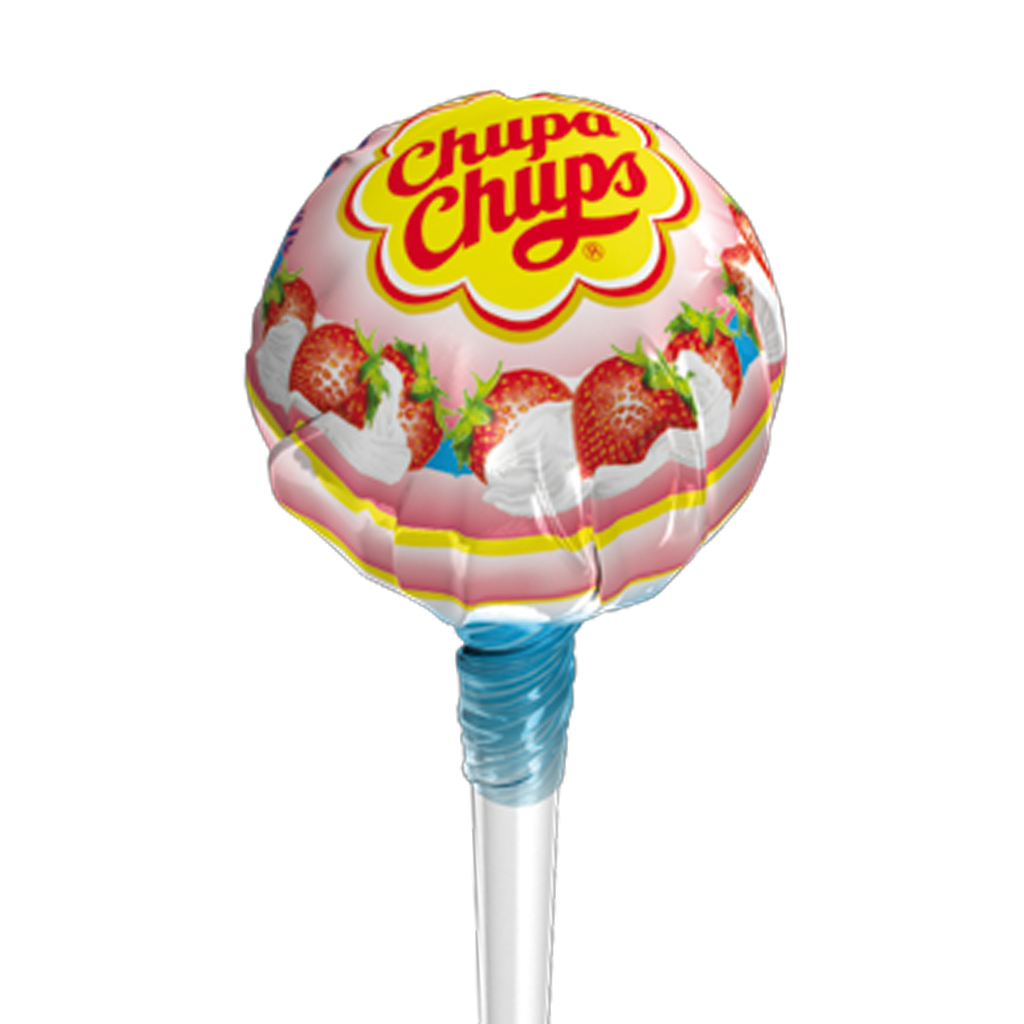 Chupa Chups Lolli Erdbeer-Sahne-Geschmack