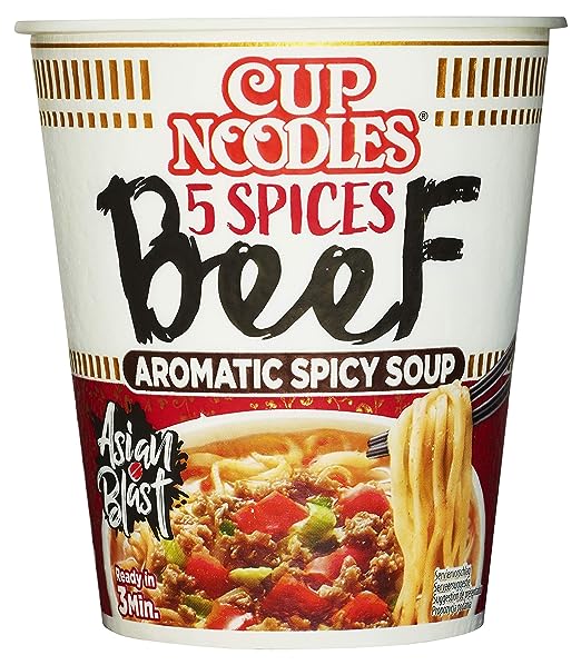 Nissin Cup Noodles – 5 Spices Beef 64 g