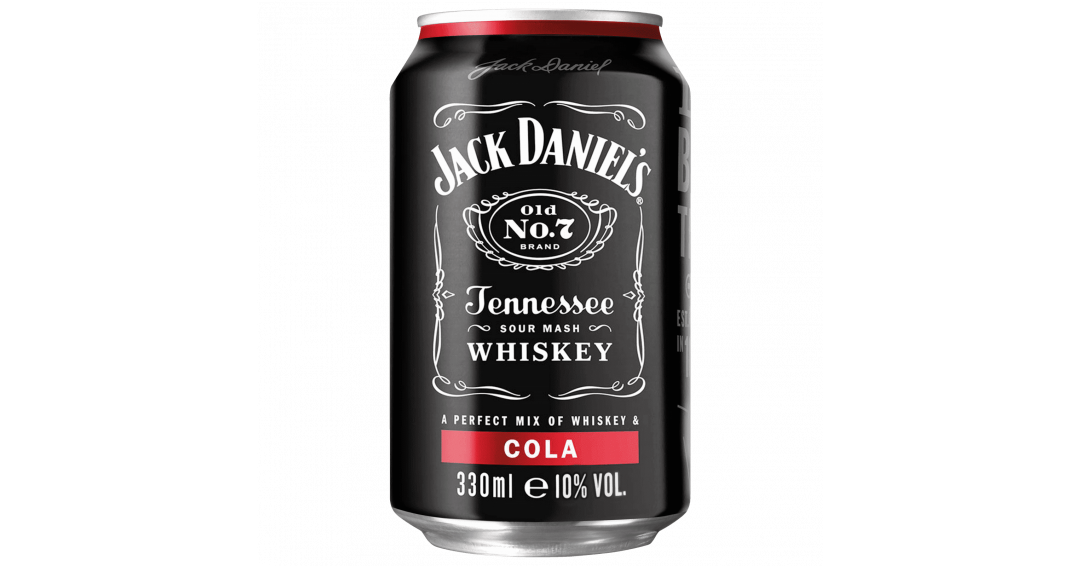 Jack Daniel's mit Coca Cola 10% Vol. - 0,33 l Dose EINWEG