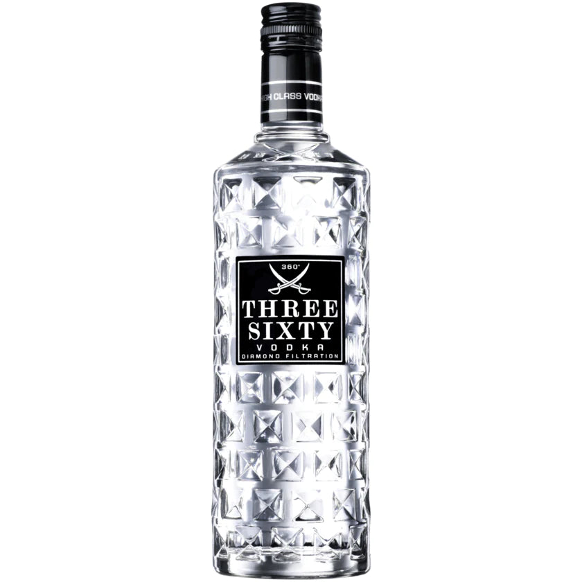 Three Sixty Vodka 37,5 % Vol. - 0,7 l Flasche