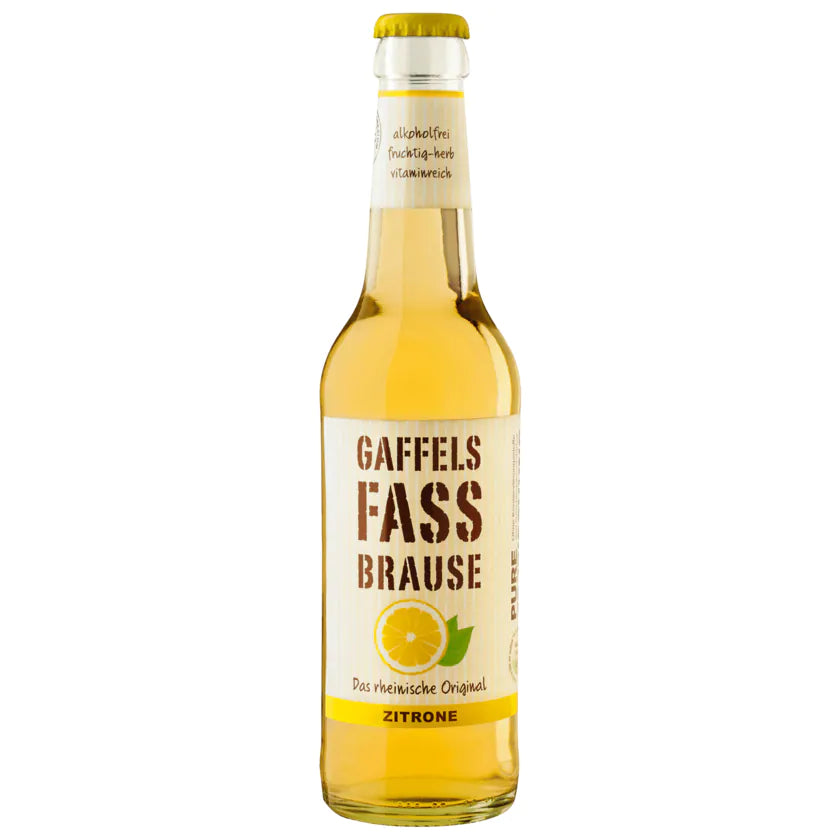 Gaffels Fassbrause Flasche Zitrone Mehrweg 330 ml