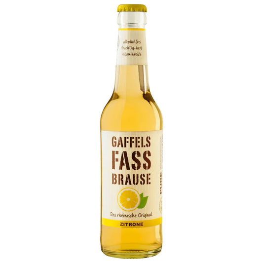 Gaffels Fassbrause Flasche Zitrone Mehrweg 330 ml