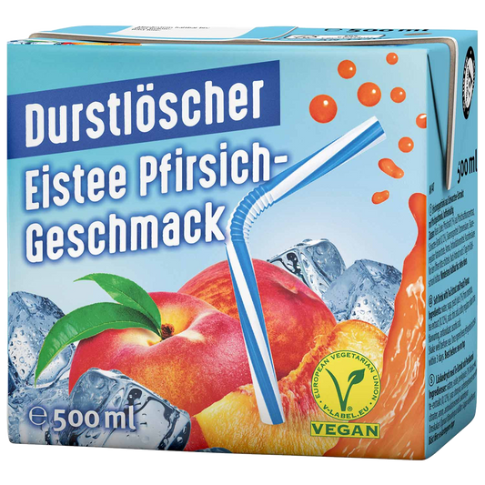 Durstlöscher Eistee Pfirsich-Geschmack 500 ml