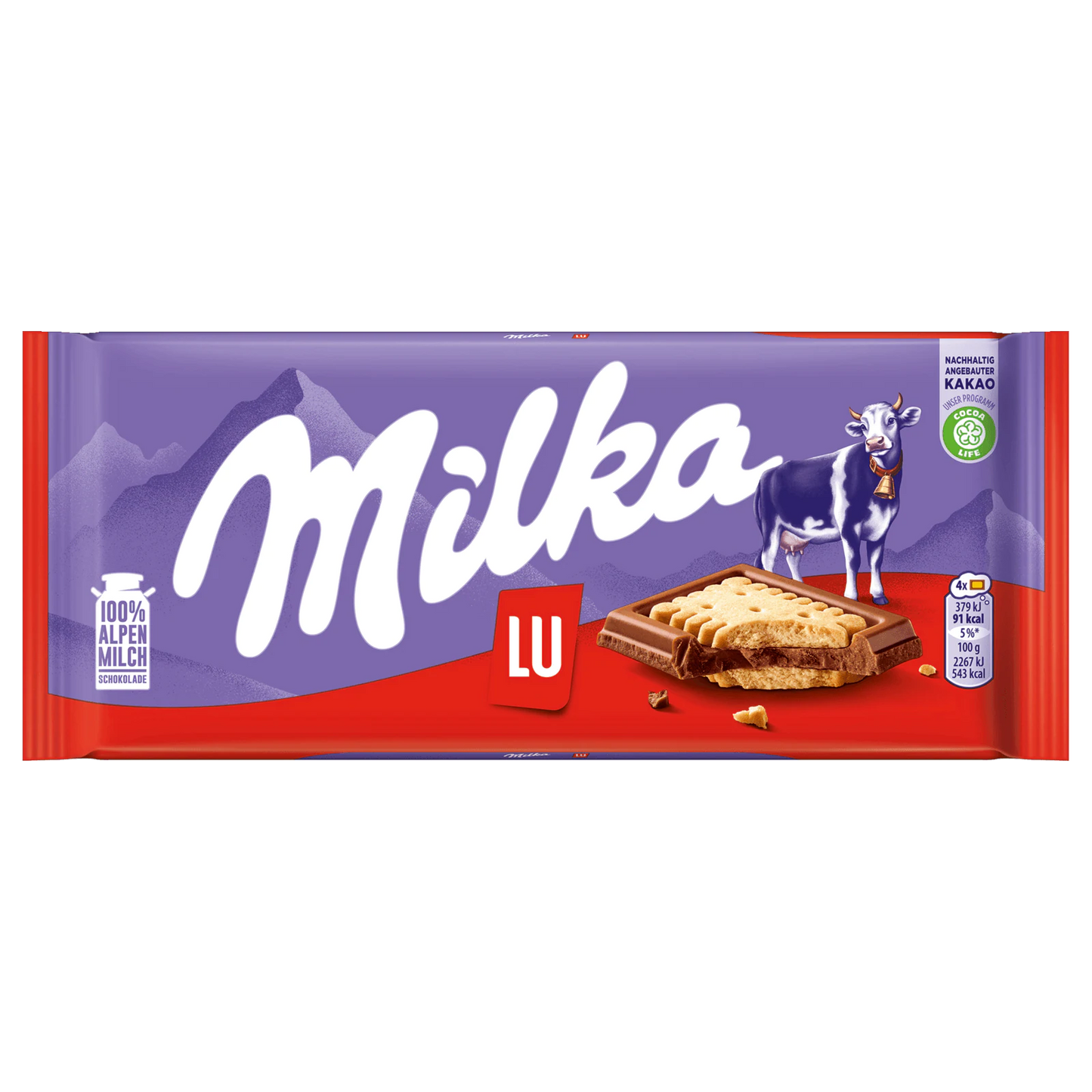 Milka Schokolade Lu Kekse 87g